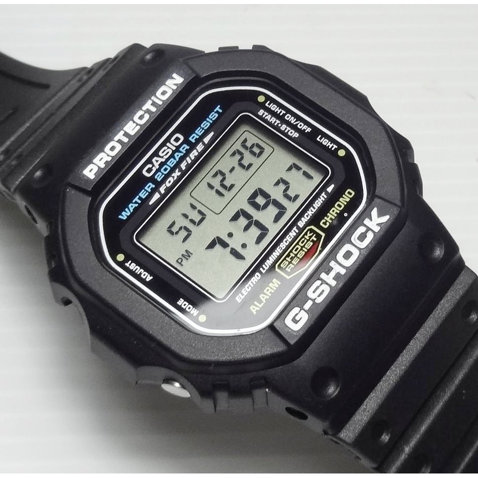 CASIO/ G-SHOCK/ 經典DW-5600系列電子腕錶/ DW-5600E-1 - GS Watch