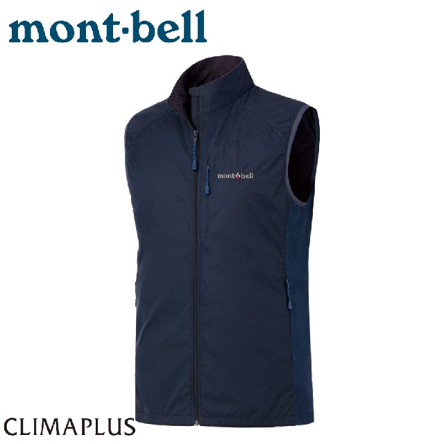 【Mont-Bell 日本 女 LIGHT SHELL VT軟殼背心《石墨灰》】1106560/防風背心/保暖背心
