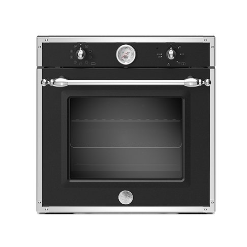 義大利 BERTAZZONI 傳承系列嵌入式電烤箱 F609HEREKTNED灰黑/不鏽鋼框