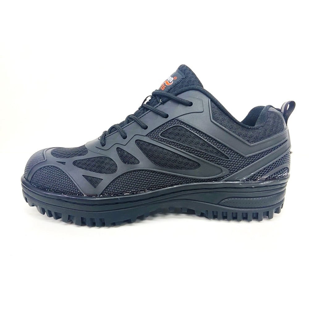 超輕安全鞋-Y1101B-F 黑加鋼片-超輕安全鞋-防滑安全鞋-牛頭牌安全鞋- 氣墊休閒安全鞋