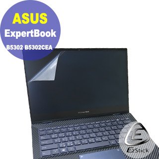 ASUS ExpertBook B5302 B5302FEA 特殊規格 靜電式筆電LCD液晶螢幕貼 (可選鏡面或霧面)