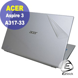 【Ezstick】ACER Aspire 3 A317-33 二代透氣機身保護貼(含上蓋貼、鍵盤週圍貼) DIY 包膜