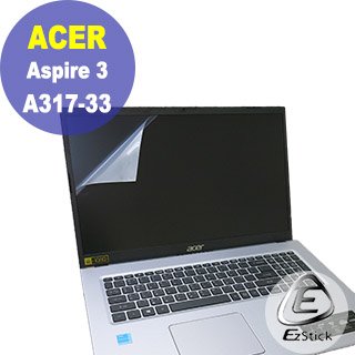 【Ezstick】ACER Aspire 3 A317-33 靜電式筆電LCD液晶螢幕貼 (可選鏡面或霧面)