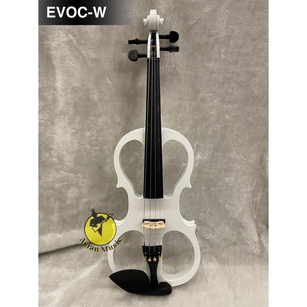 亞洲樂器 EVOC-W白色電小提琴/靜音提琴