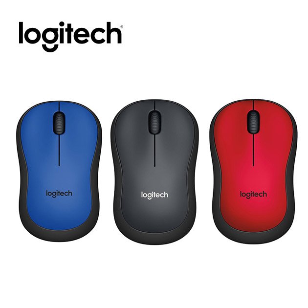 【光南大批發】Logitech 羅技 M221 靜音無線滑鼠（黑/紅/藍）