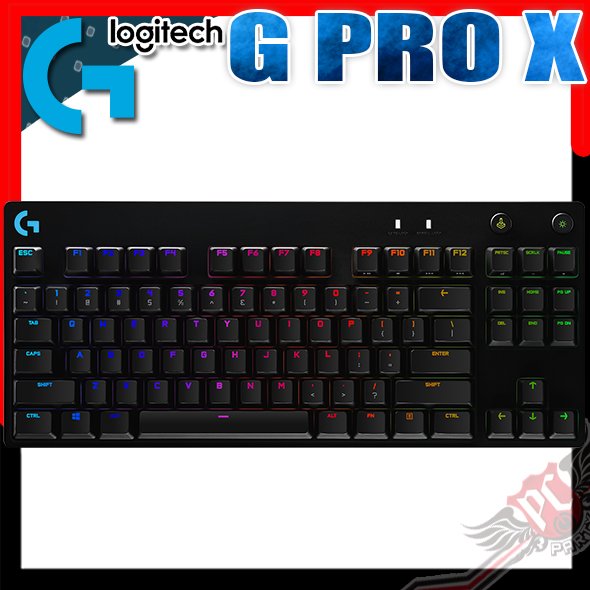 [ PC PARTY ] 羅技 Logitech G PRO X 80% RGB 機械式 電競鍵盤