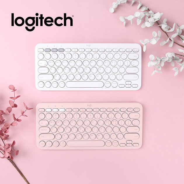 【光南大批發】《免運費》Logitech 羅技 K380 跨平台多工藍牙鍵盤（玫瑰粉/珍珠白）