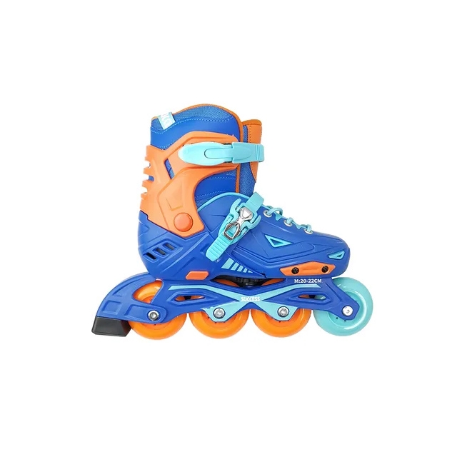 成功 兒童初階教學直排輪鞋(藍色/粉紅)(含頭盔、護具、背袋) / 組 S0490