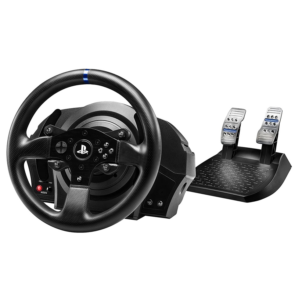 PS5相容】Thrustmaster 圖馬斯特《T300RS 力回饋方向盤＋踏板》+《跑車