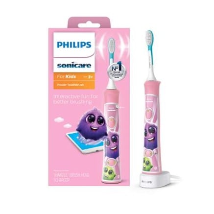 [3美國直購] 電動牙刷 Philips HX6351/41 Sonicare for Kids 3+ Connected Rechargeable Electric Power Toothbrush