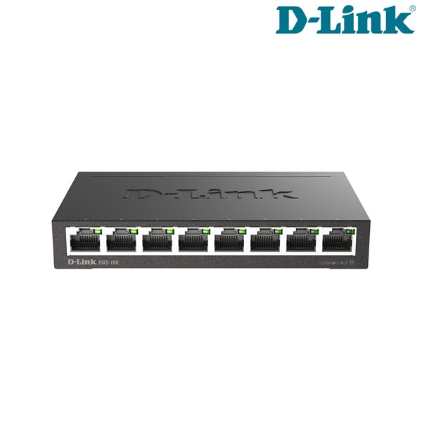 【民權橋電子】D-Link DGS-108 鐵殼 Giga 8埠桌上型節能交換器 集線器 Switch HUB 1000M
