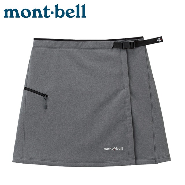 【Mont-Bell 日本 女 NOMAD WRAP SHORTS軟殼短褲《灰》】1105524/冬季短褲/休閒短褲
