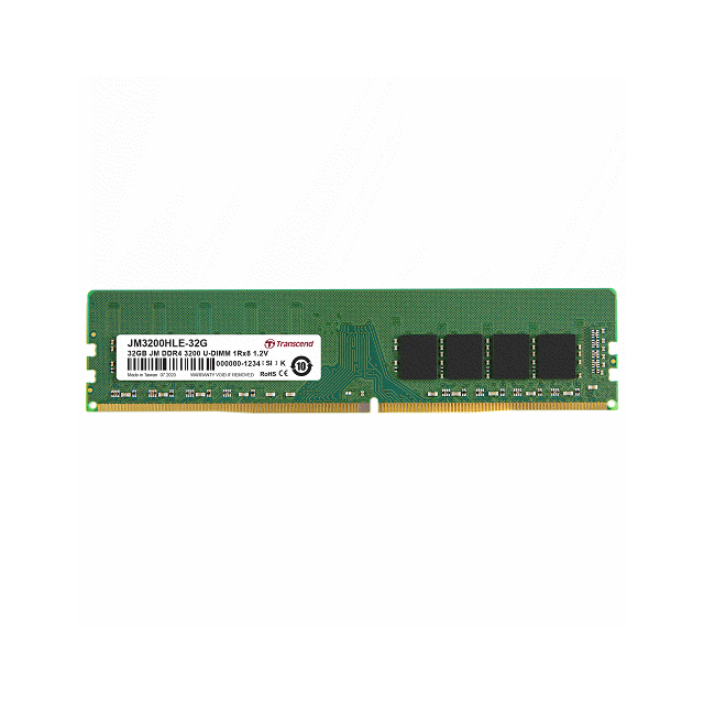 創見32GB JM DDR4 3200 U-DIMM 2Rx8 1.2V(FOR PC) 記憶體