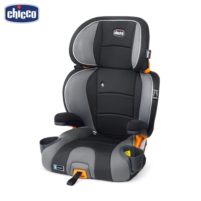 Chicco KidFit Adapt Plus ISOFIX 成長型汽座 (智能恆溫版) 煤灰黑 /汽車安全座椅