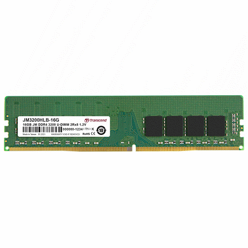 創見16GB JM DDR4 3200 U-DIMM 2Rx8 1.2V(FOR PC) 記憶體