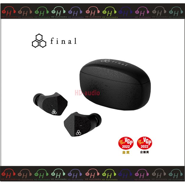 現貨弘達影音多媒體日本final ZE3000 真無線藍牙耳機 高音質低延遲的aptX™支援Adaptive編解碼 黑色