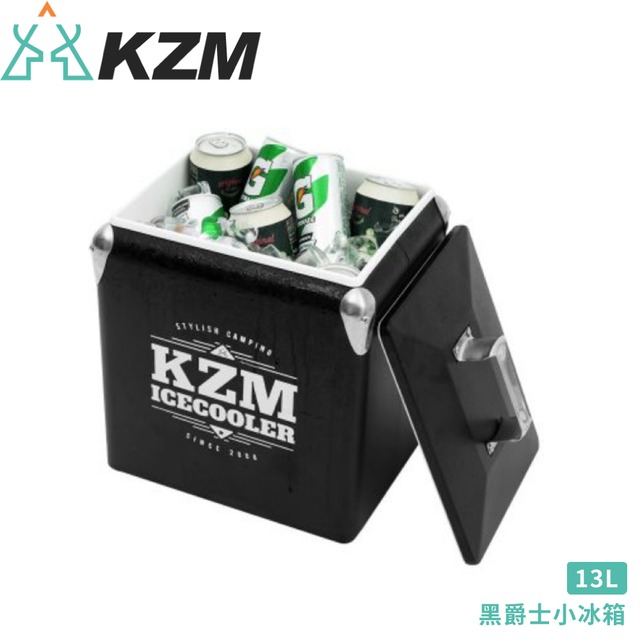 【KAZMI 韓國 KZM 黑爵士小冰箱 13L《黑》】K20T3K010/行動冰箱/行動冰桶/保冰箱/保冰保溫袋