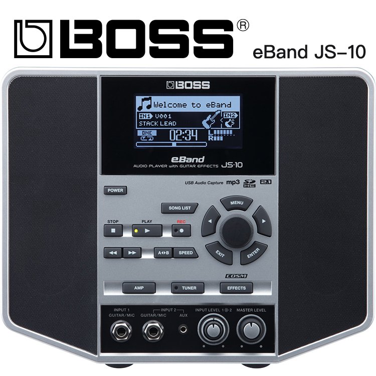 BOSS eBand JS-10 新一代全音域專業效果器/播放伴奏機-Roland原廠公司貨