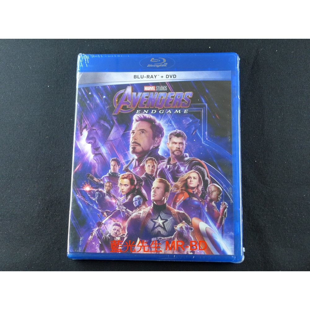 [藍光先生BD] 復仇者聯盟4：終局之戰 BD+DVD 雙碟限定版 Avengers : Endgame