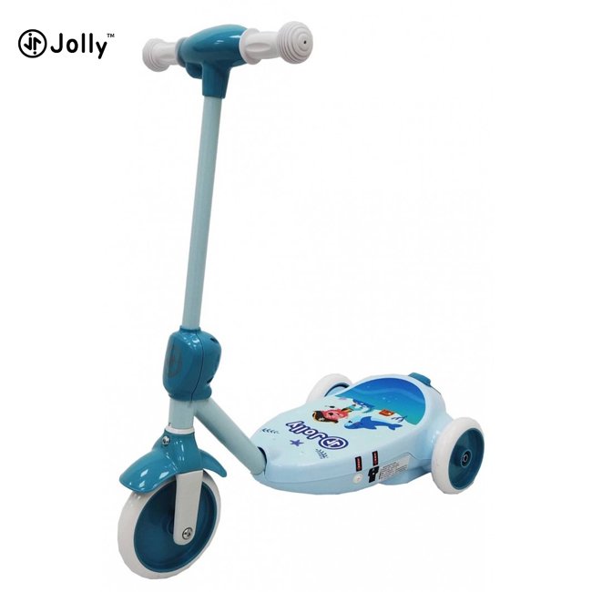 英國 Jolly 夢幻電動泡泡車(藍色) /趣味滑步車.寶寶平衡車.三輪滑板車