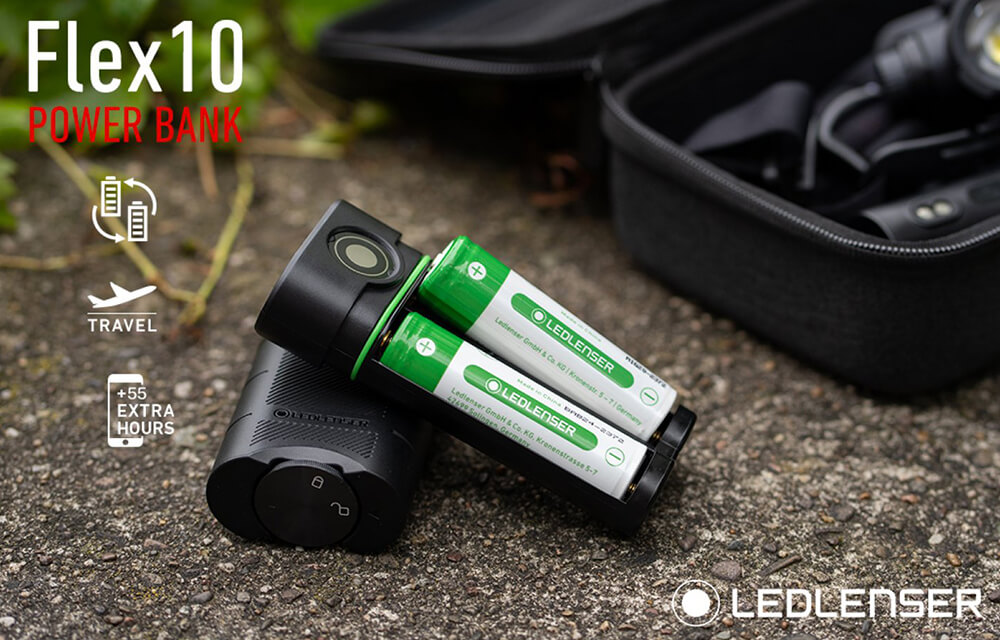 德國Ledlenser FLEX10 21700行動電源盒/USB-C&A/2入-LED LENSER 502127