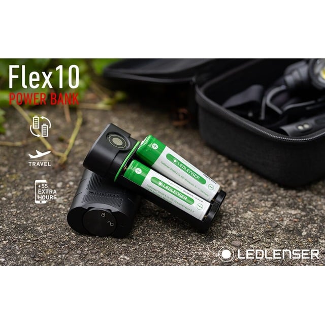 德國Ledlenser FLEX10 21700行動電源盒/USB-C&A/2入-LED LENSER 502127