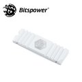 【Bitspower】M.2 2280 SSD 散熱片（白）