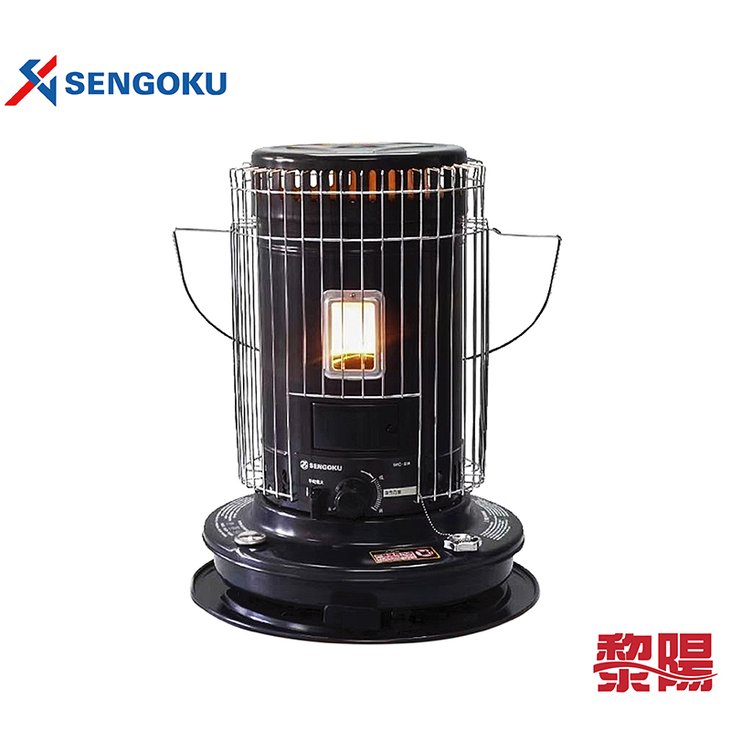 【黎陽戶外用品】SENGOKU 日本 千石煤油暖爐 SHC-23K (黑) 不需插電/除濕防霉/360度供暖 89SSHC23K