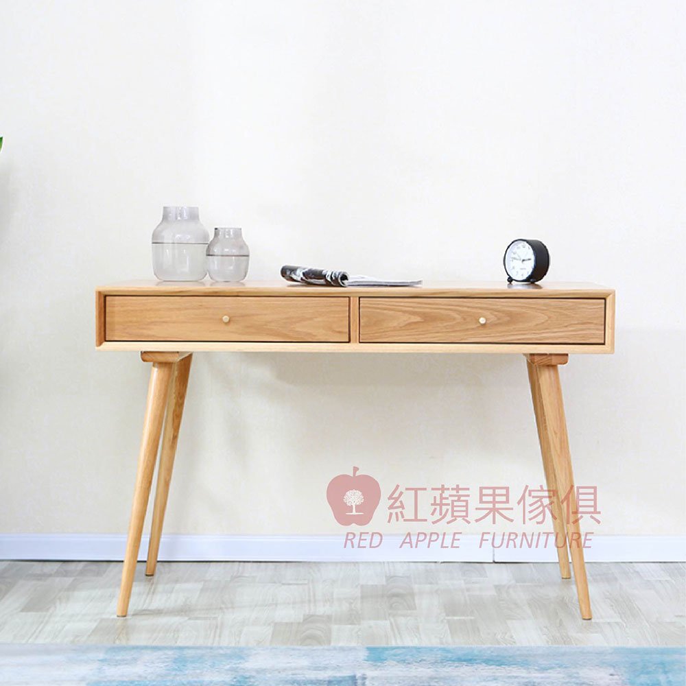 [紅蘋果傢俱] 實木家具 橡木系列 POKQ 雲端書桌 實木書桌 桌椅 書桌椅 單椅 實木書桌 原木書桌