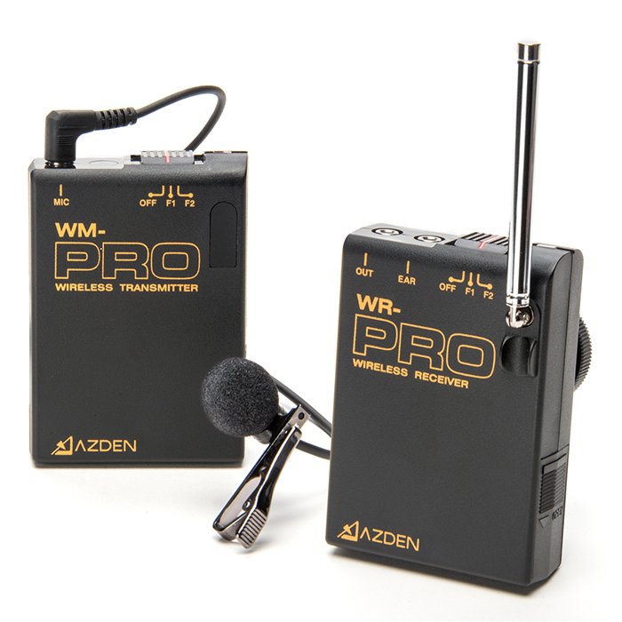 河馬屋 AZDEN VHF WLX-PRO+ 無線電領夾式麥克風套組 公司貨