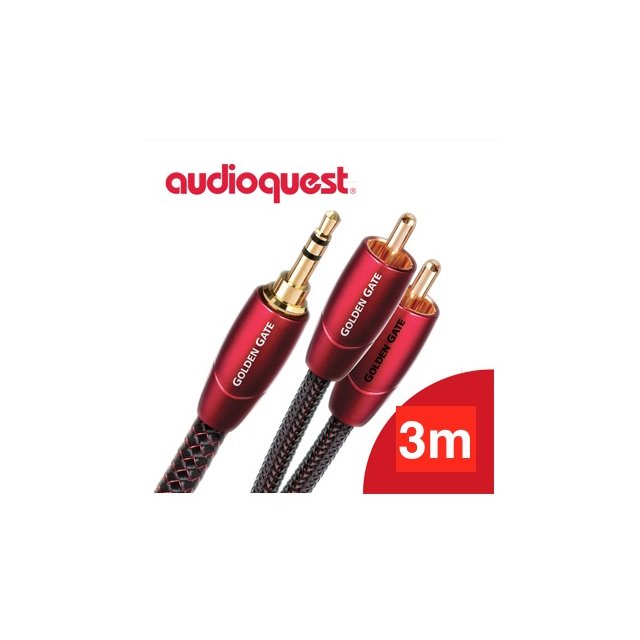 Audioquest Golden Gate 3.5mm轉RCA 訊號線