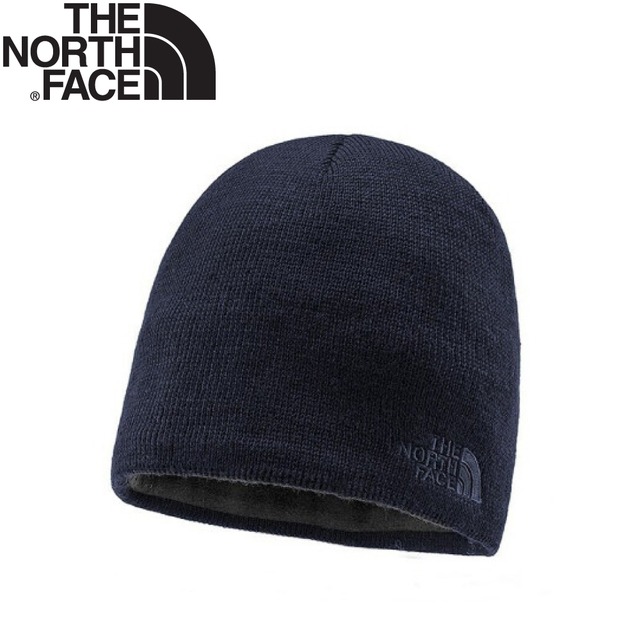 【The North Face JIM BEANIE 保暖毛帽《深藍》】A5WH/保暖帽/針織帽/雪帽/防寒/登山