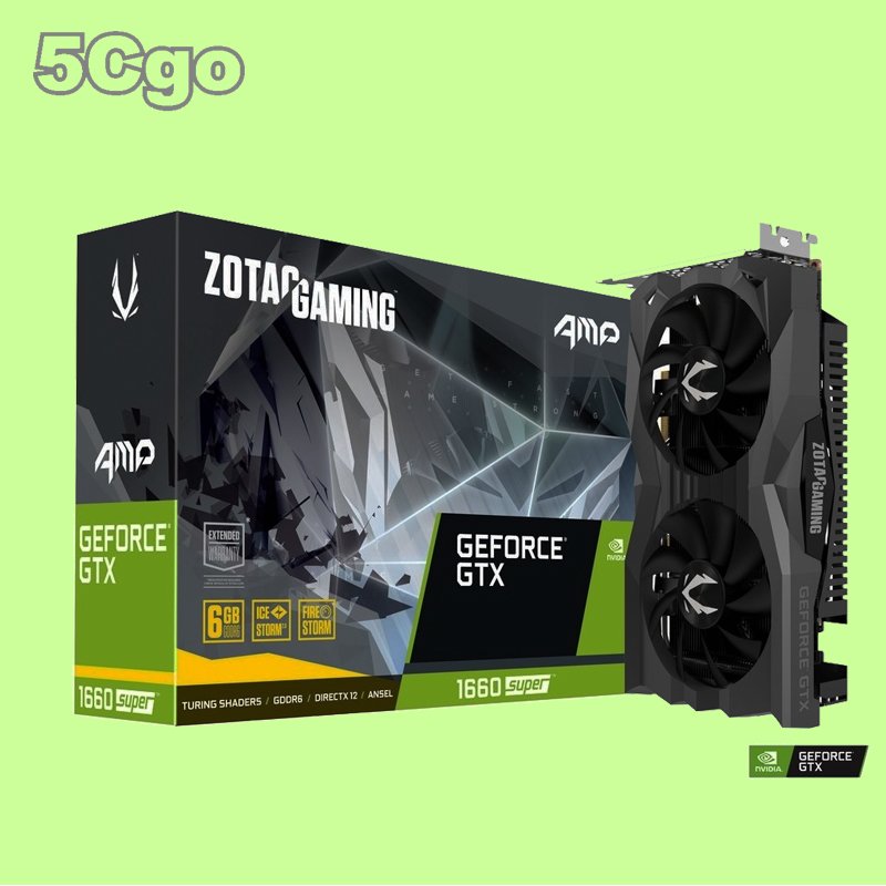 5Cgo【權宇】 ZOTAC GAMING GeForce GTX 1660 SUPER AMP 3年保含稅