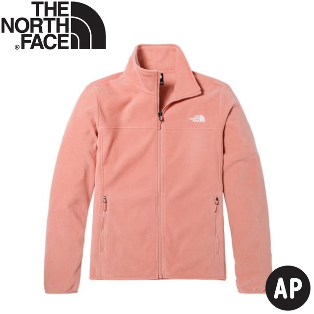 【The North Face 女 可套式刷毛保暖外套 AP《玫瑰粉》】4NAQ/刷毛外套/立領外套/保暖夾克