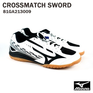 【MIZUNO 美津濃】CROSSMATCH SWORD 桌球鞋/白黑
