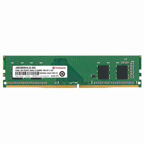 創見8GB JM DDR4 2666 U-DIMM 1Rx16 1.2V(FOR PC) 記憶體