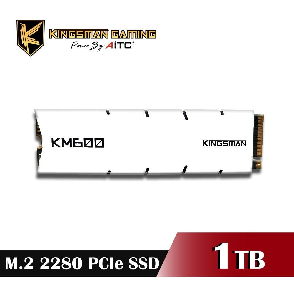 AITC艾格 KINGSMAN KM600 SSD 1TB M.2 2280 PCIe 固態硬碟