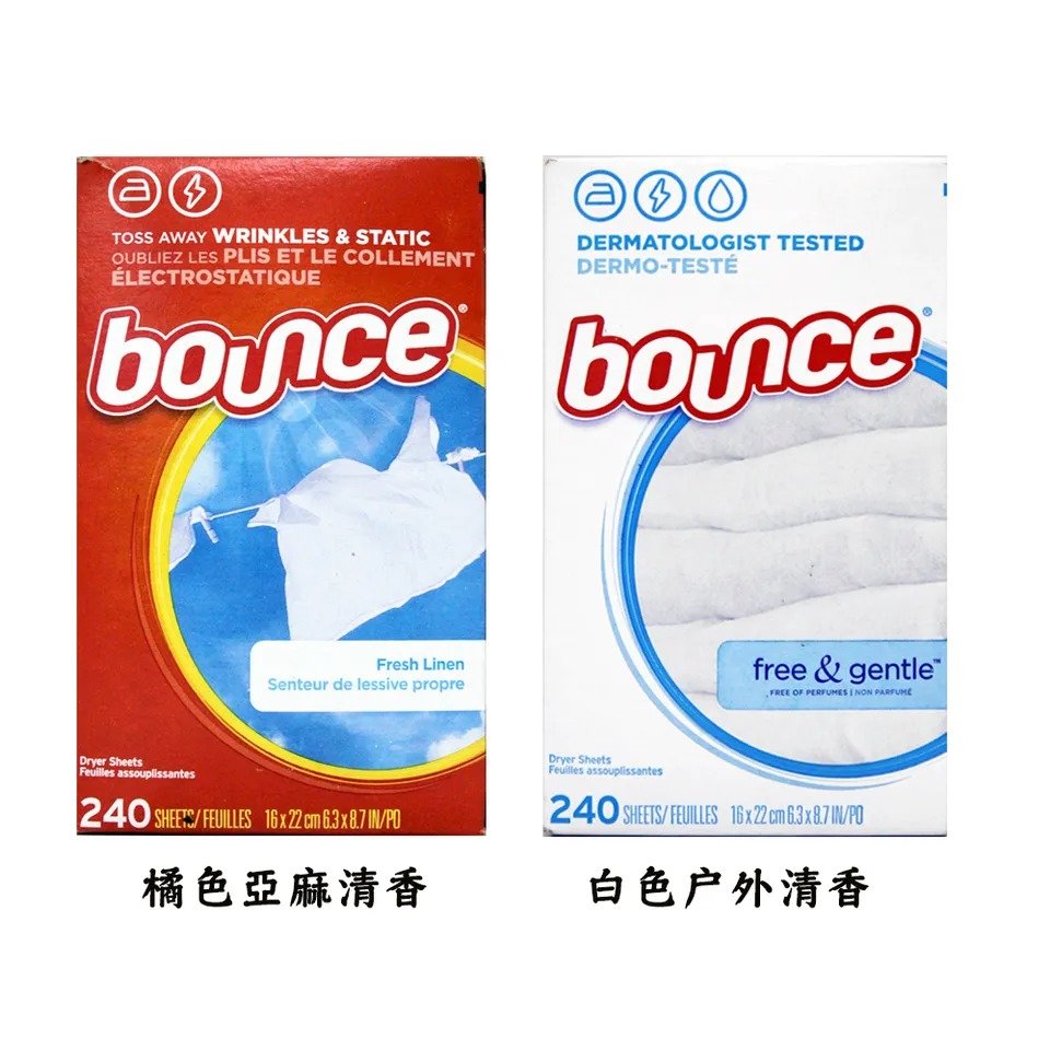【易油網】bounce 衣物柔軟烘衣紙 戶外清香/亞麻清香