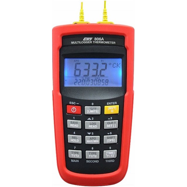 產品名稱 : 多功能記錄溫度計+USB 型號 : CHY-806A