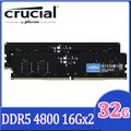 Micron Crucial 美光 DDR5 4800 32G(16Gx2) 桌上型記憶體(CT2K16G48C40U5)