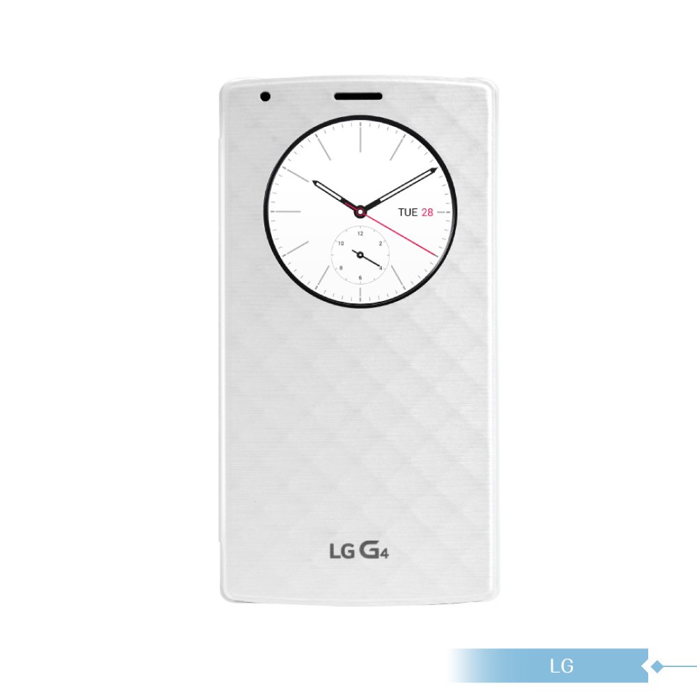 LG 原廠G4 H815專用 智能感應式皮套/ 翻蓋保護套【台灣公司貨】CFV-100 - 白色