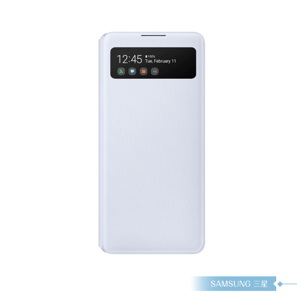 Samsung三星 原廠Galaxy A71 5G專用 透視感應皮套 S View【公司貨】- 白色