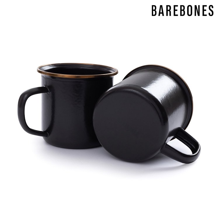 【兩入一組】Barebones CKW-343 琺瑯杯組-炭灰 / 城市綠洲 (杯子 茶杯 水杯 馬克杯)