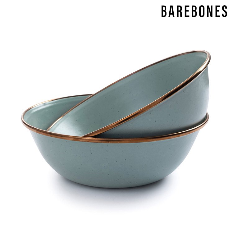 【兩入一組】Barebones CKW-425 琺瑯碗組-薄荷綠 / 城市綠洲 (湯碗 飯碗 餐具 備料碗)