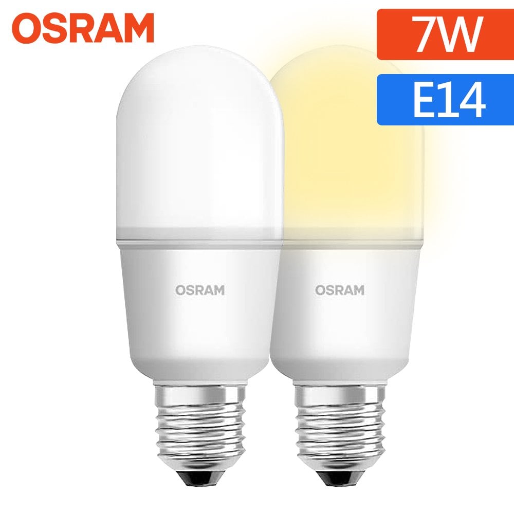 【歐司朗OSRAM】7W E14小精靈LED燈泡 晝光色/燈泡色(雪糕燈 冰棒燈 小晶靈)