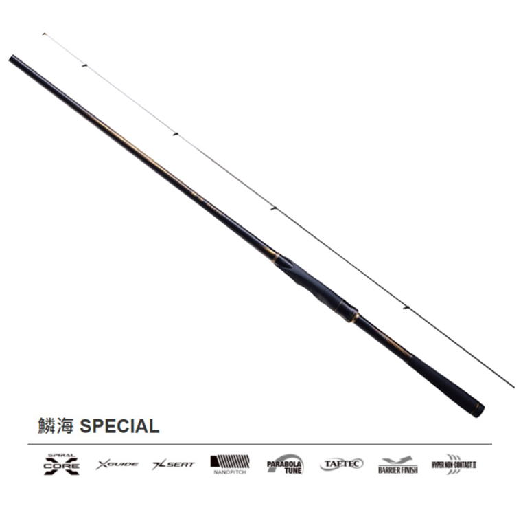 ◎百有釣具◎SHIMANO 21 鱗海SPECIAL 06-530(25961) 磯釣竿/黑鯛竿日本製絲毫察覺不出竿尾存在，究極追求誘食就餌性能。 -  百有釣具