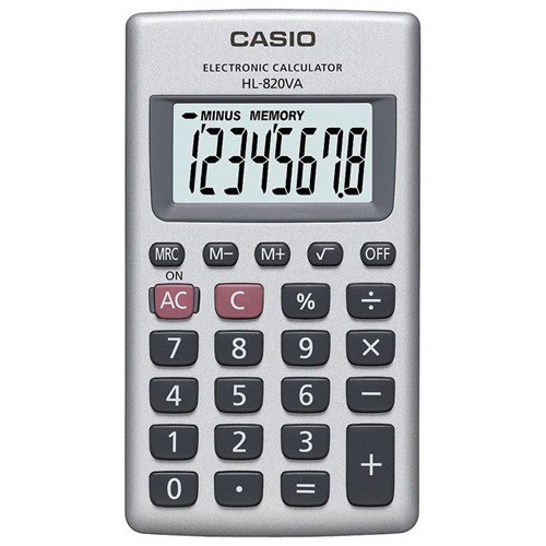 CASIO HL-820VA 8位數 國家考試專用計算機