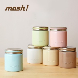 【W Selects】日本mosh!悶燒保溫罐 不鏽鋼真空保溫燜燒杯 420ml