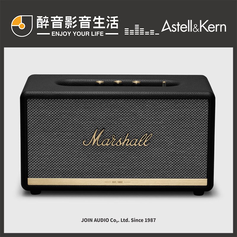 【醉音影音生活】英國 Marshall Stanmore II Bluetooth 經典黑 藍牙喇叭.台灣公司貨