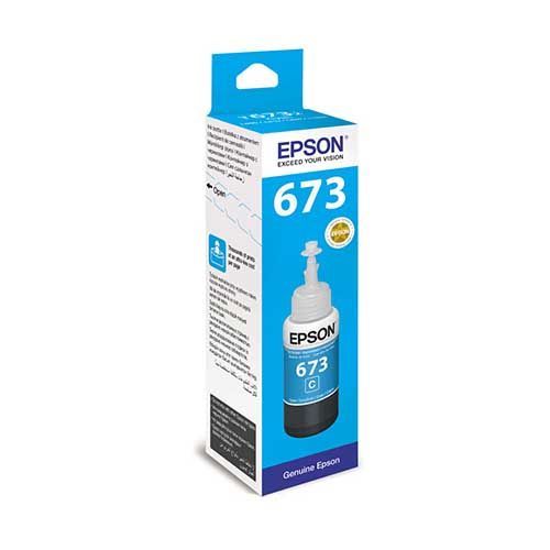 EPSON 原廠墨水匣 T673200 (T673)藍色墨水罐(70ml)